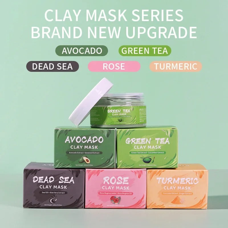 3-in-1 Botanical Clay Mask Set