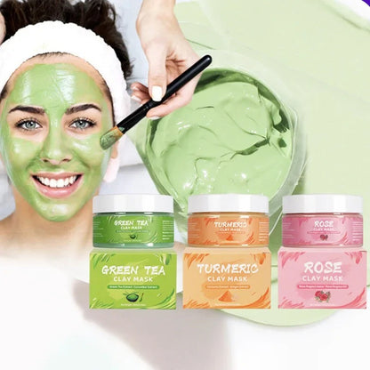 3-in-1 Botanical Clay Mask Set